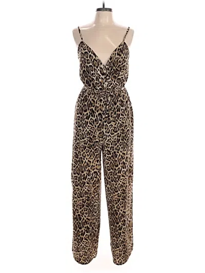 Pre-owned As U Wish Jumpsuit In Gold