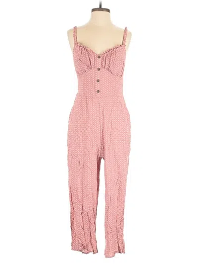 Pre-owned As U Wish Jumpsuit In Pink