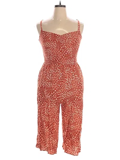 Pre-owned As U Wish Jumpsuit In Red