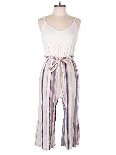 Pre-owned As U Wish Jumpsuit In White