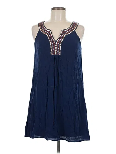 Pre-owned As U Wish Sleeveless Blouse In Blue