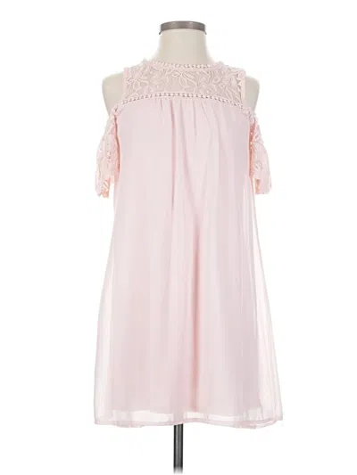 Pre-owned As U Wish Sleeveless Top Pink Halter Neckline Tops