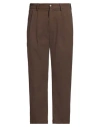 As You Are Man Pants Brown Size 32 Cotton, Nylon, Elastane In Brown