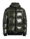 As65 Man Puffer Military Green Size M Polyamide, Polyurethane In Green