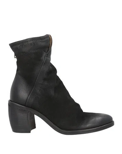 As98 A. S.98 Woman Ankle Boots Black Size 10 Leather