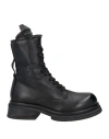As98 A. S.98 Woman Ankle Boots Black Size 8 Leather In Black