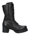 As98 A. S.98 Woman Ankle Boots Black Size 8 Leather In Black