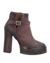 As98 A. S.98 Woman Ankle Boots Dark Brown Size 5 Leather