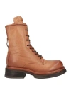 AS98 A. S.98 WOMAN ANKLE BOOTS TAN SIZE 8 LEATHER