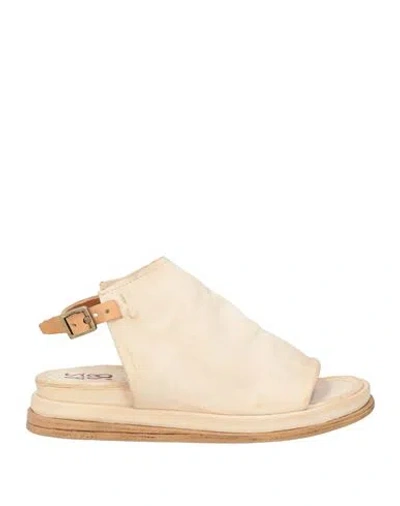 As98 A. S.98 Woman Sandals Blush Size 7 Leather In Brown
