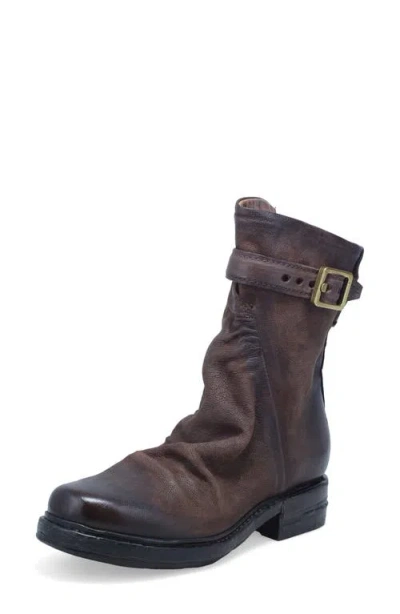 As98 A.s.98 Albie Slouch Bootie In Brown
