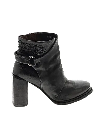 Pre-owned As98 A.s.98 Ankle Boots In Black