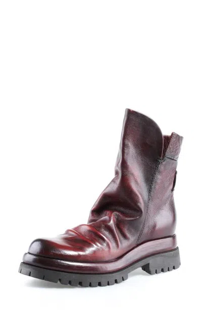 As98 A.s.98 Dempsey Leather Boot In Burgundy