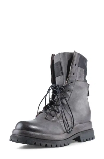As98 A.s.98 Driver Leather Boot In Smoke