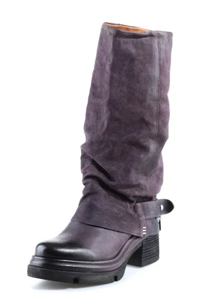 As98 A.s.98 Eagen Knee High Boot In Purple