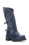 As98 A.s.98 Easton Studded Boot In Distressed Ocean
