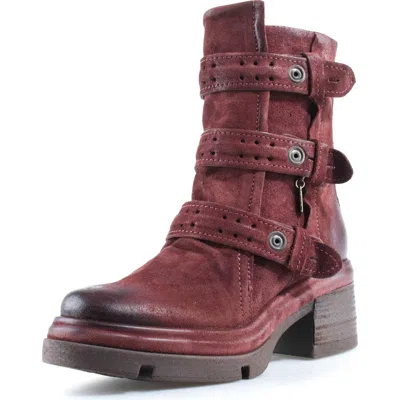 As98 A.s.98 Elroy Leather Boot In Burgundy