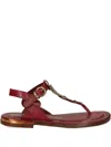 As98 Embellished Sandals In Red