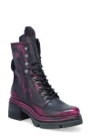 As98 A.s.98 Emper Combat Boot In Distressed Fuchsia