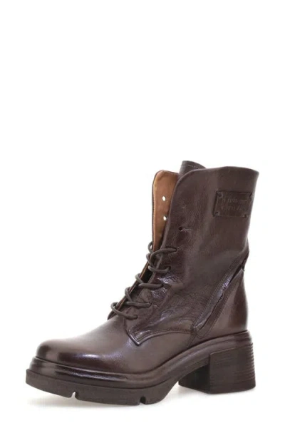As98 A.s.98 Eugene Lug Sole Bootie In Brown