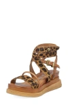 As98 A.s.98 Labo Platform Sandal In Animal Print