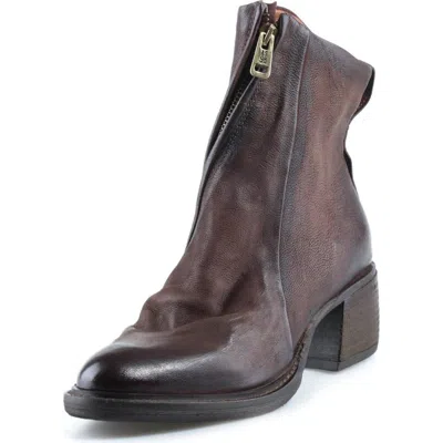 As98 A.s.98 Lawsen Leather Bootie In Brown