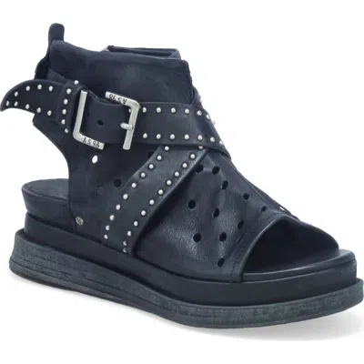 As98 A.s.98 Lorrie Open Toe Bootie In Black