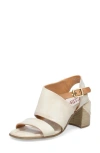 As98 A.s.98 Marty Open Toe Bootie In Silk