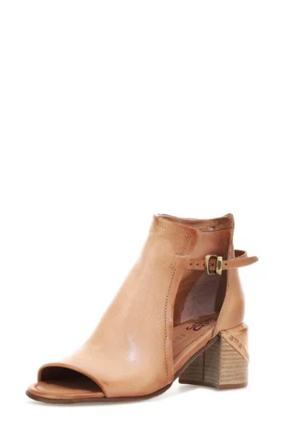 As98 A.s.98 Maxwell Open Toe Bootie In Sand