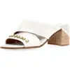 As98 A.s.98 Merlin Stud Sandal In Silver