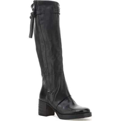 As98 A.s.98 Pompey Knee High Boot In Black