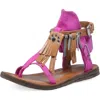 As98 A.s.98 Raleigh Ankle Strap Sandal In Pink
