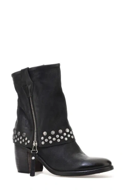 As98 A.s.98 Rayne Foldover Shaft Boot In Black