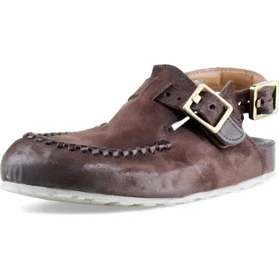 As98 A.s.98 Reid Slingback Clog In Brown