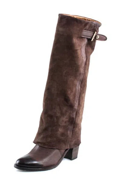 As98 A.s.98 Rolfe Leather Knee High Boot In Brown