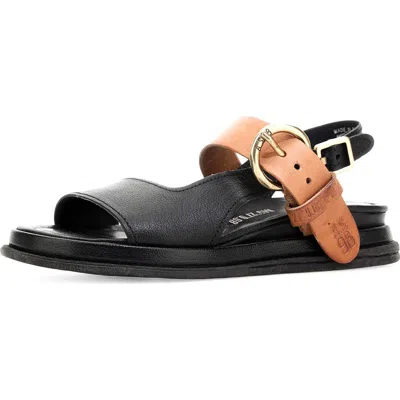 As98 A.s.98 Seger Quarter Strap Sandal In Black