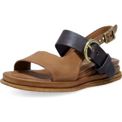 As98 A.s.98 Seger Quarter Strap Sandal In Multi