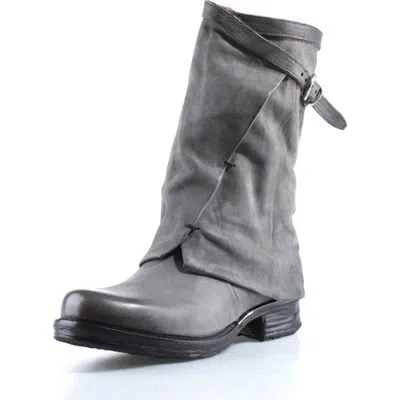As98 A.s.98 Seth Leather Boot In Smoke