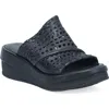 As98 A.s.98 Sturgis Wedge Sandal In Black