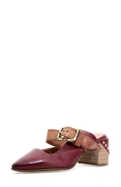 As98 A.s.98 Vertie Mule In Ruby