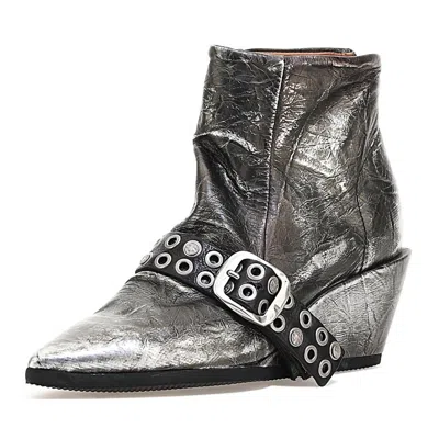 As98 Women's Maxie Bootie In Antique Silver In Multi