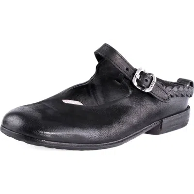 As98 A.s.98 Zaria Mary Jane Flat In Black