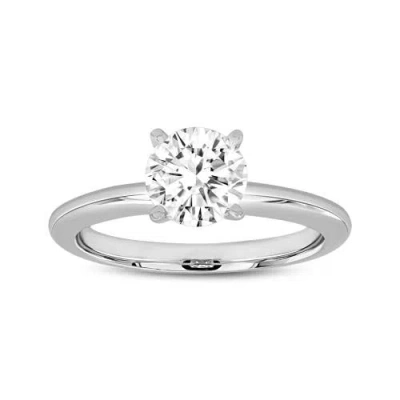 Asany Love Grown Collection 14k White Gold Round Cut Lab Grown Diamond Solitaire Engagement Ring