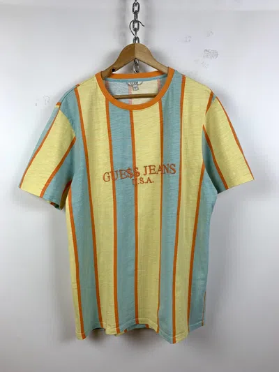 Pre-owned Asap Rocky X Guess Asap Rocky Vertical Striped T-shirt