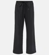 Asceno Aurelia Wool And Cashmere Pants In Black