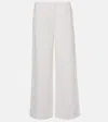 Asceno Austin Linen Wide-leg Pants In White