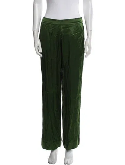Pre-owned Asceno Bamboo Wide Leg Pants W/ Tags In Green