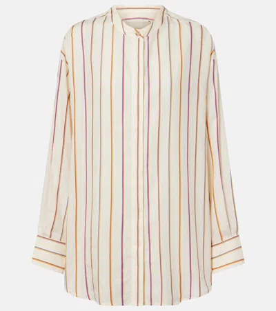 Asceno Ferrara Striped Shirt In Multi