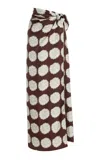 Asceno Floral-print Silk Sarong