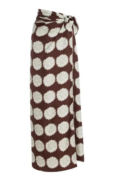 Asceno Floral-print Silk Sarong